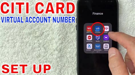 citi cards virtual account number.